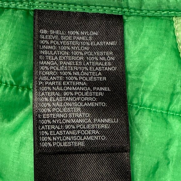 The North Face Thermoball Hybrid Hoodie Jacket Womens Small Green Puffer Light‎ - Picture 5 of 16
